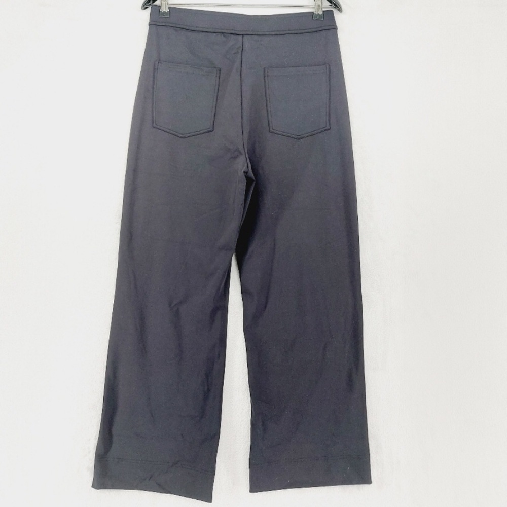 Halara Women's Black Halo Tek Air Wide-Leg Pants Large Tall buttons pockets - Picture 5 of 9
